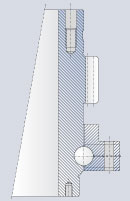 It has an OD of around 1,000 mm (39 in).